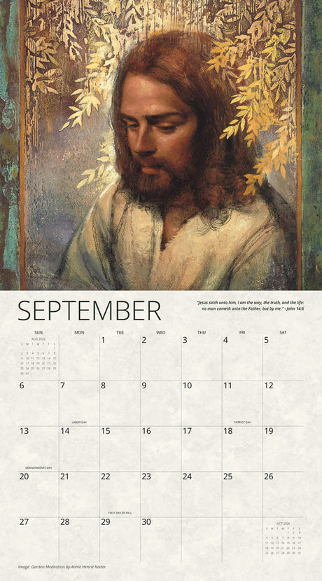Light of Love Annie Henrie Nader 2026 Calendar