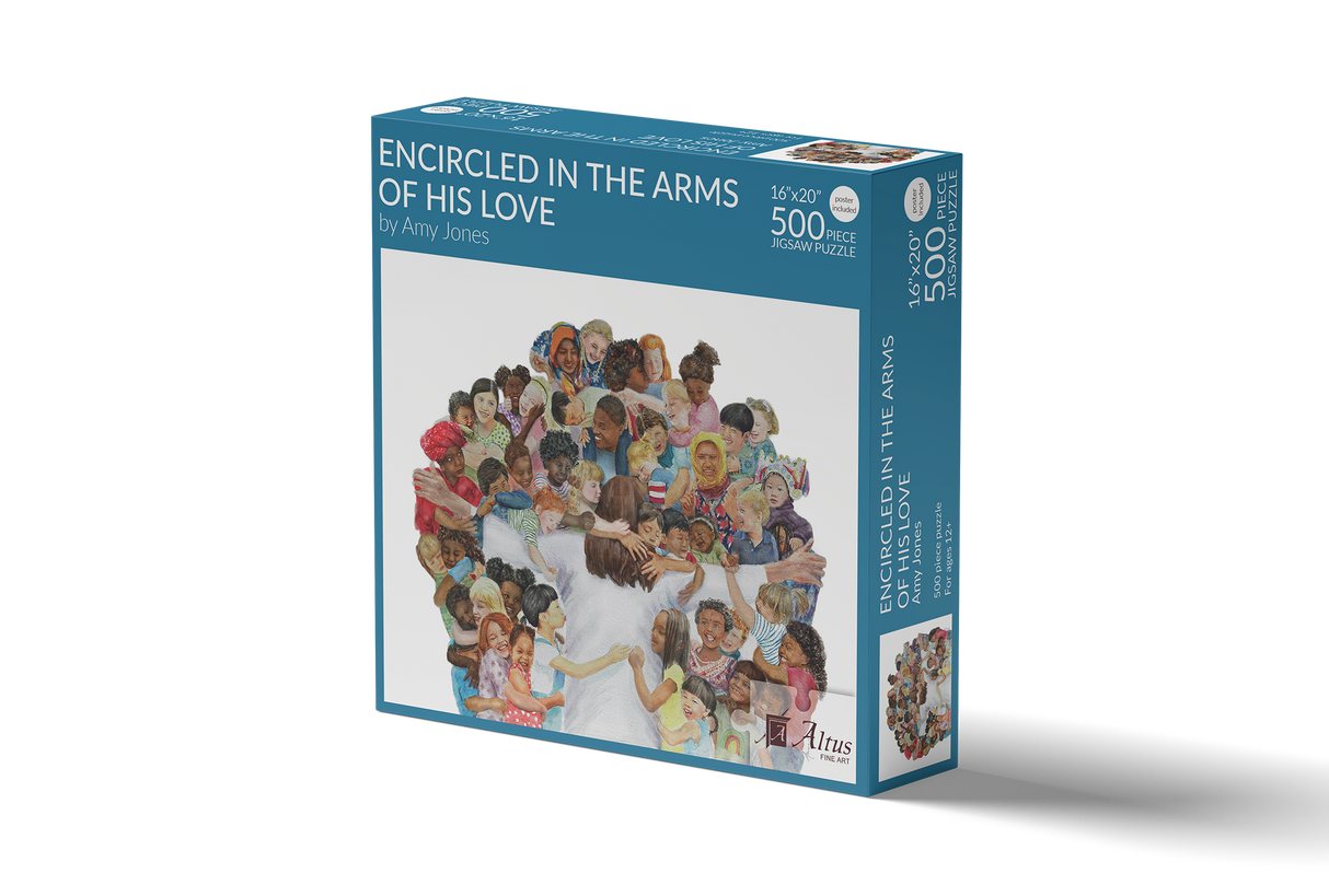Encircled in the Arms of His Love 16x20 jigsaw puzzle 500 pieces