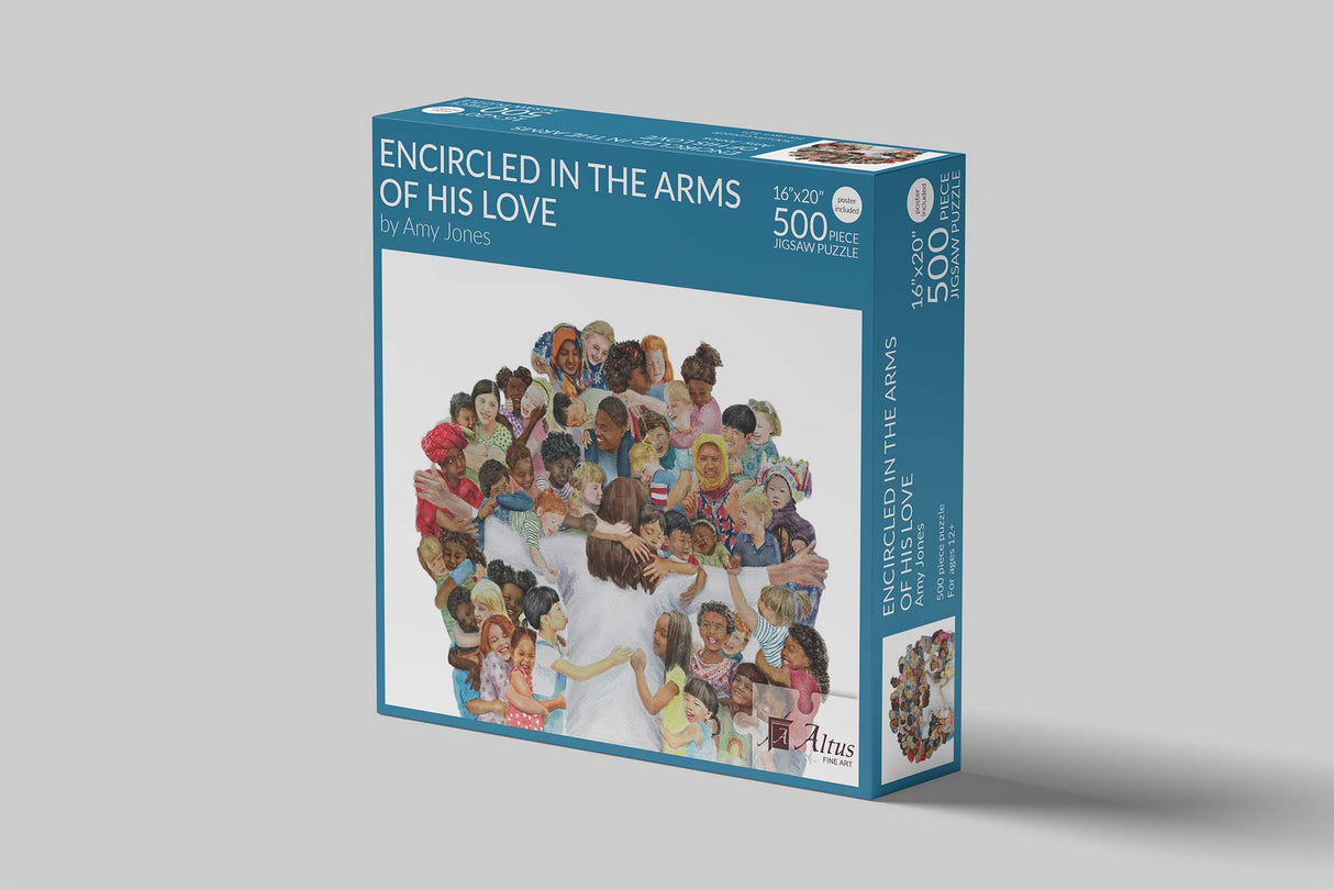 Encircled in the Arms of His Love 16x20 jigsaw puzzle 500 pieces
