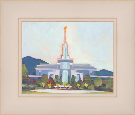 Mount Timpanogos Temple - In the Shadow by Abigale Palmer