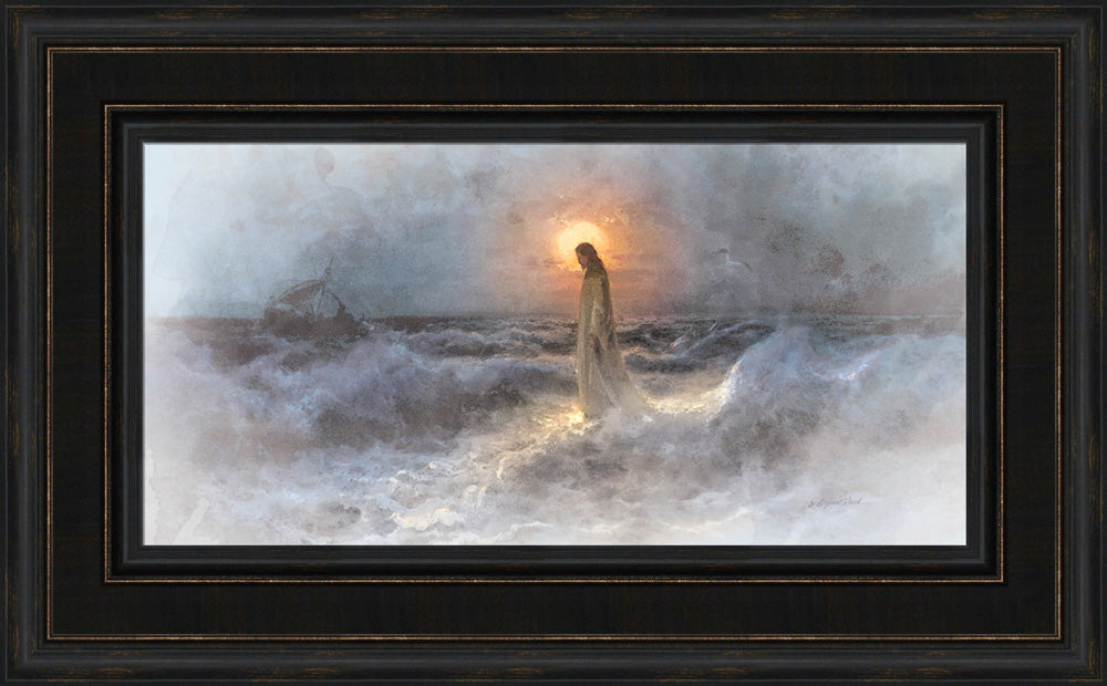 Christ Walking on Water after Julius Von Klever