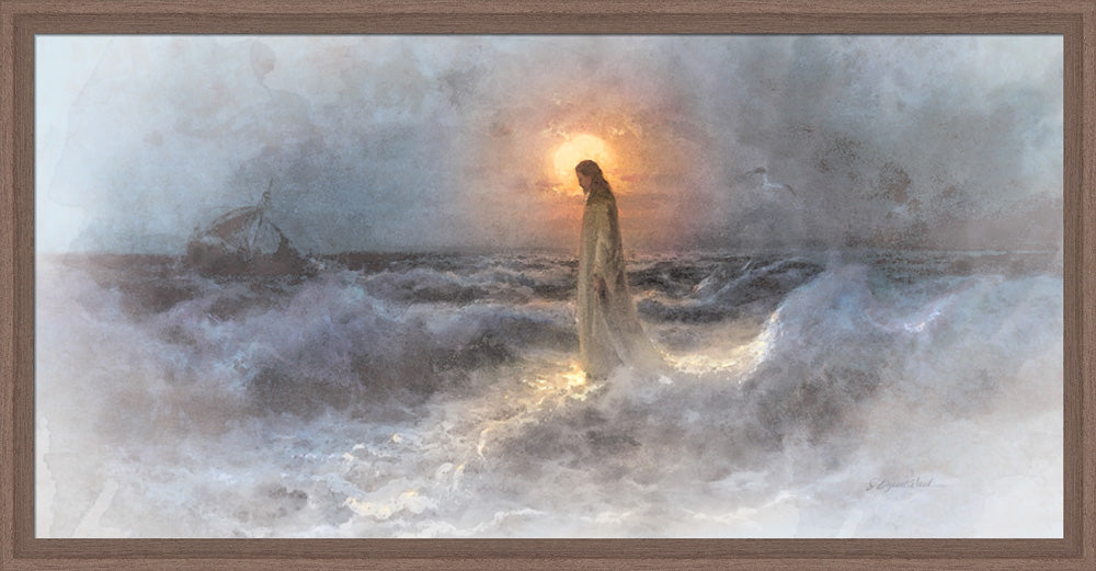 Christ Walking on Water after Julius Von Klever