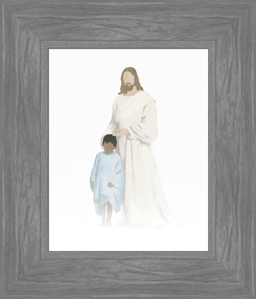 Christ With Boy Watercolor After Carl Bloch (8 variations) by Jay Bryant Ward