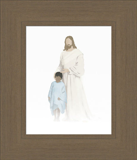 Christ With Boy Watercolor After Carl Bloch (8 variations) by Jay Bryant Ward