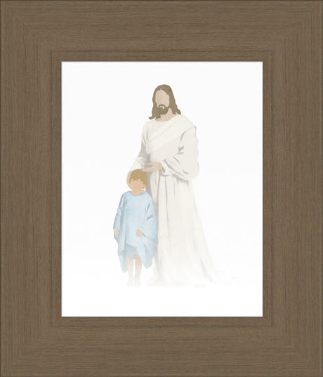 Christ With Boy Watercolor After Carl Bloch (8 variations) by Jay Bryant Ward