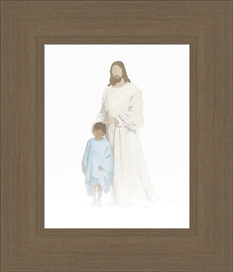 Christ With Boy Watercolor After Carl Bloch (8 variations) by Jay Bryant Ward