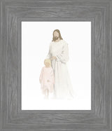 Christ with Girl Watercolor after Carl Bloch (8 Variations) by Jay Bryant Ward