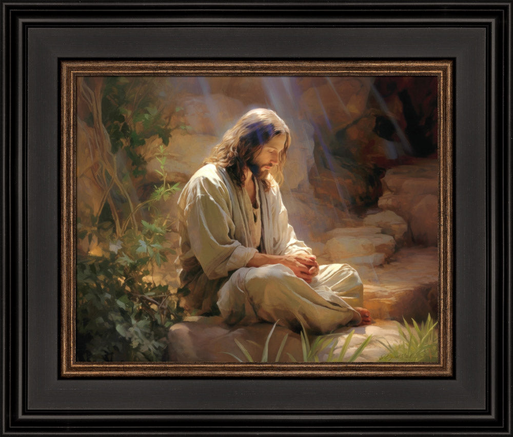 Thy Will Be Done - framed giclee canvas