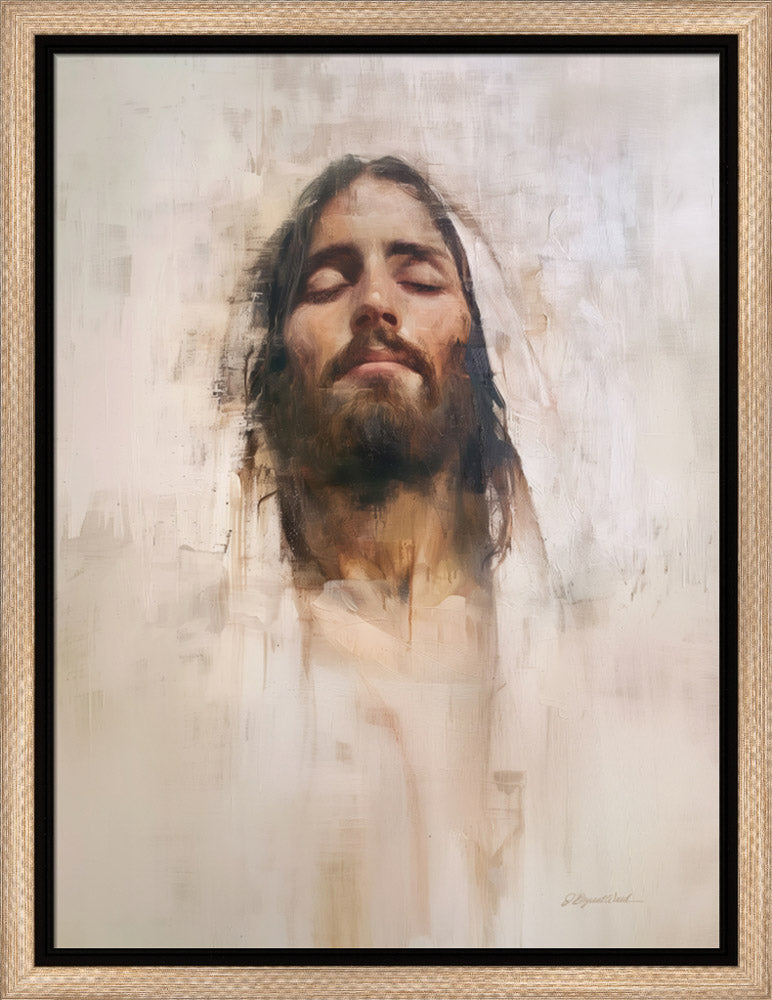 Hallowed Be Thy Name - framed giclee canvas