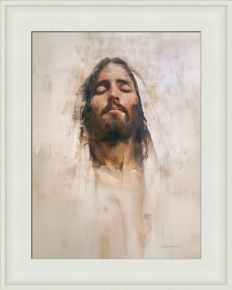 Hallowed Be Thy Name - framed giclee canvas