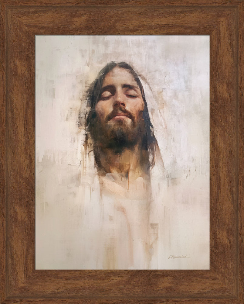 Hallowed Be Thy Name - framed giclee canvas