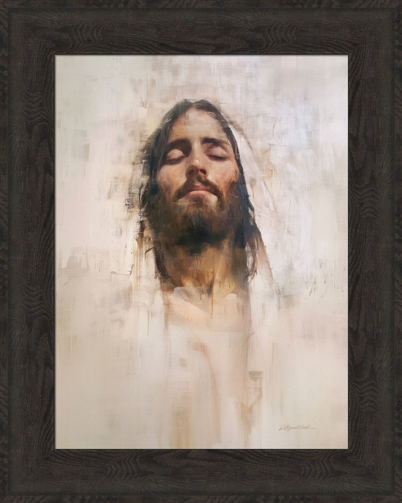 Hallowed Be Thy Name - framed giclee canvas