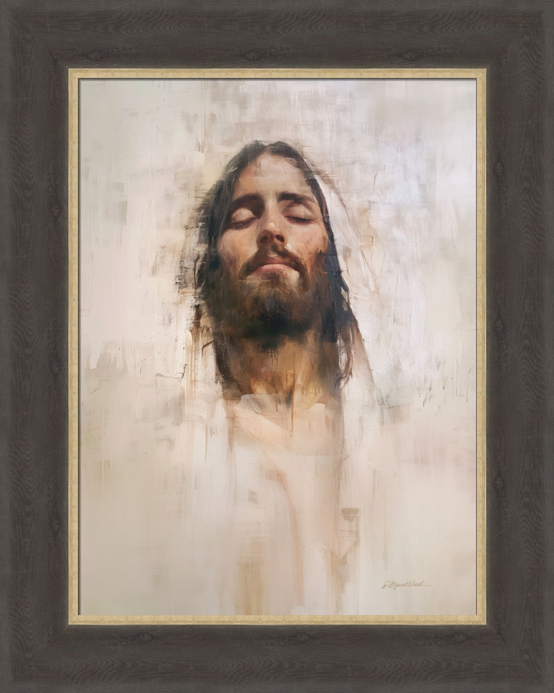 Hallowed Be Thy Name - framed giclee canvas