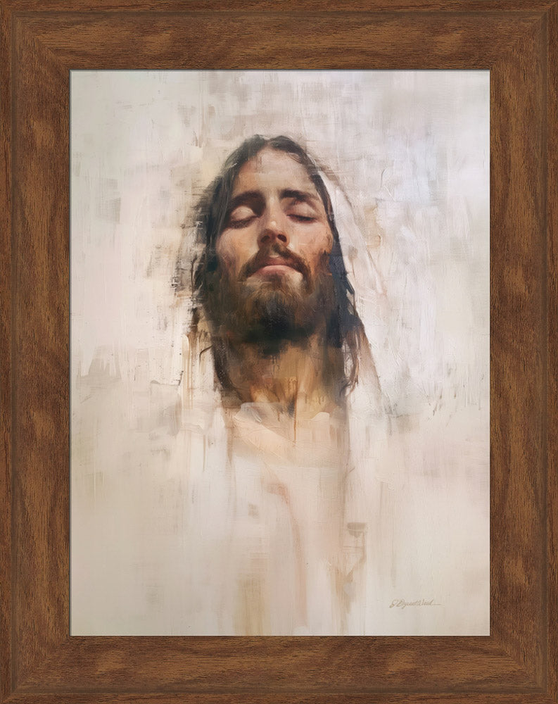 Hallowed Be Thy Name - framed giclee canvas