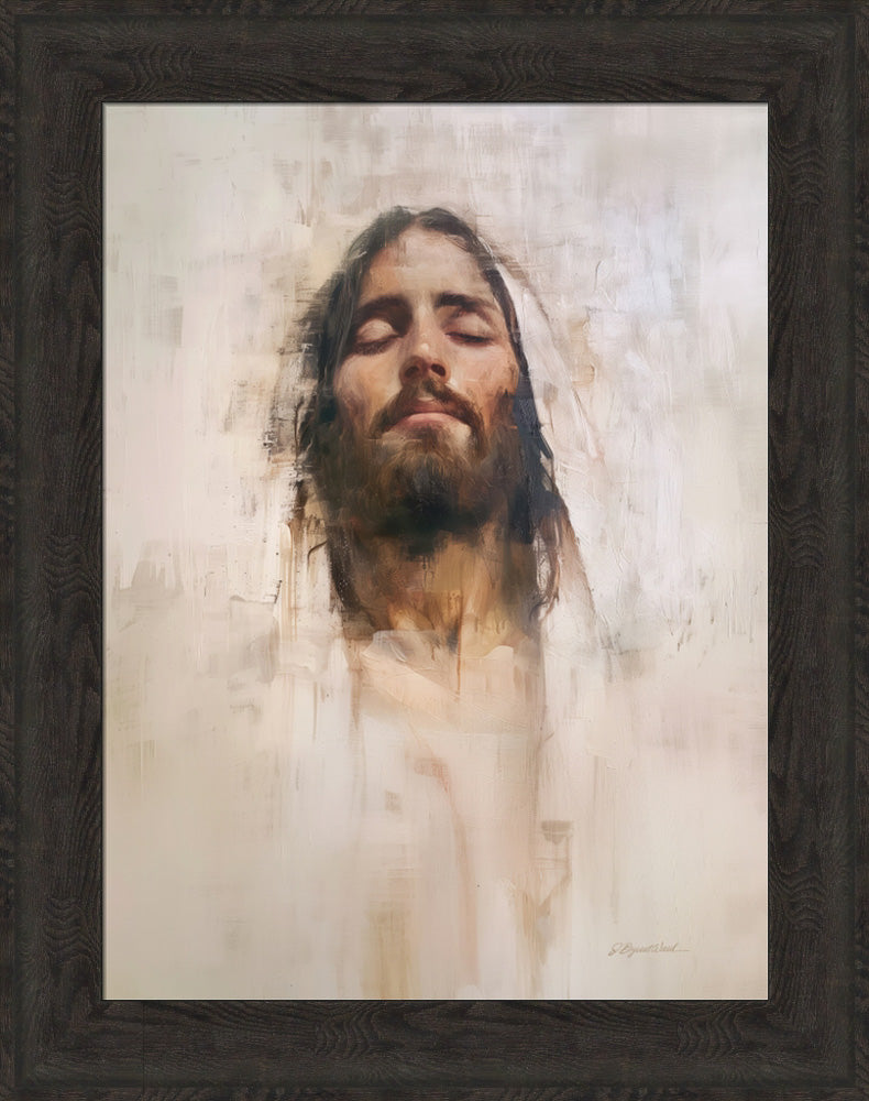 Hallowed Be Thy Name - framed giclee canvas