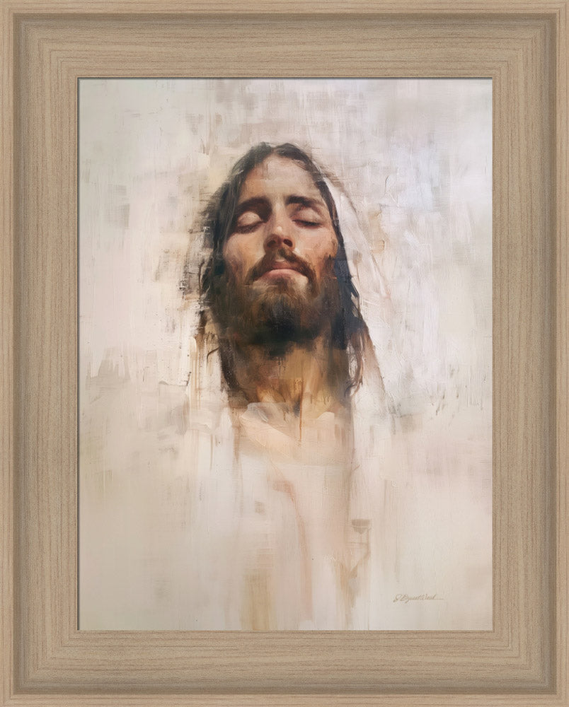 Hallowed Be Thy Name - framed giclee canvas