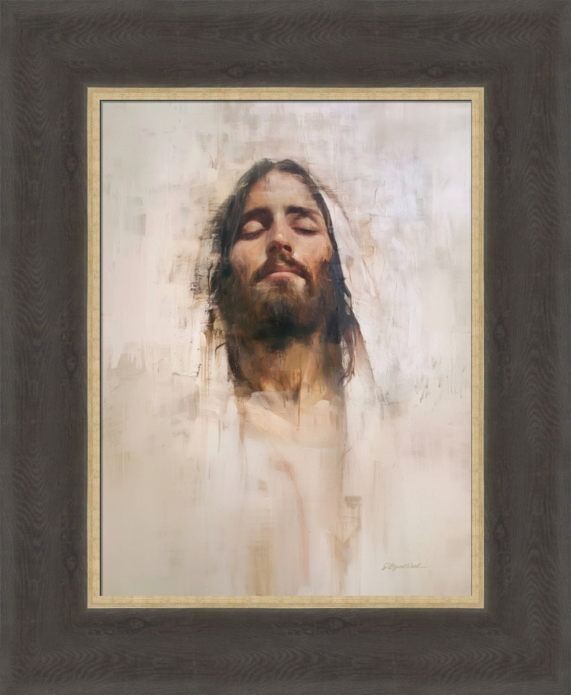 Hallowed Be Thy Name - framed giclee canvas