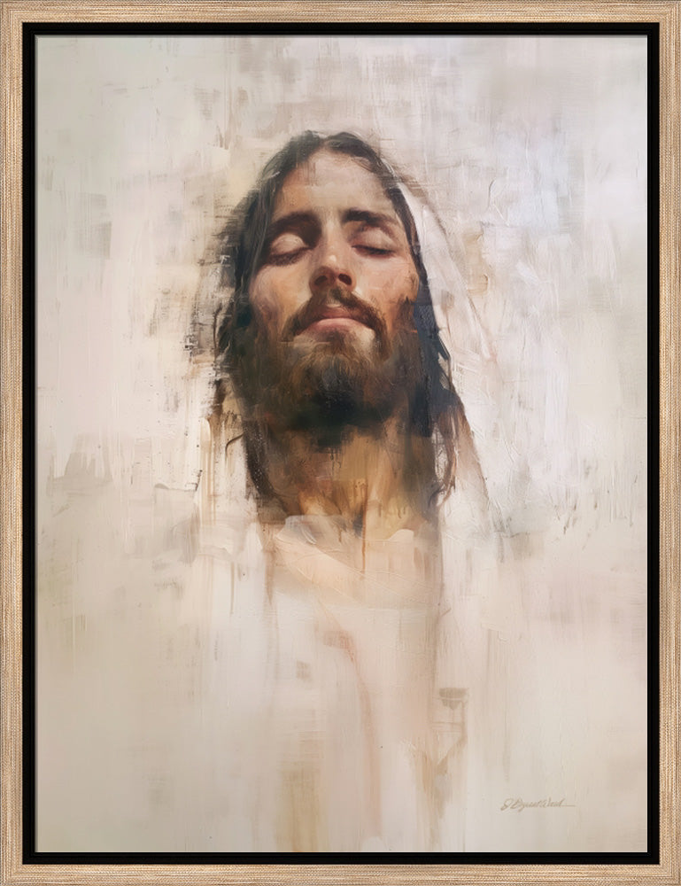 Hallowed Be Thy Name - framed giclee canvas