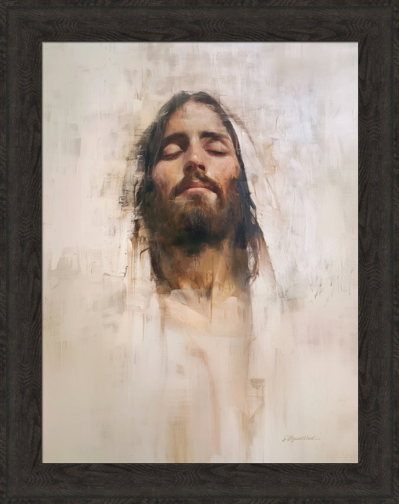 Hallowed Be Thy Name - framed giclee canvas