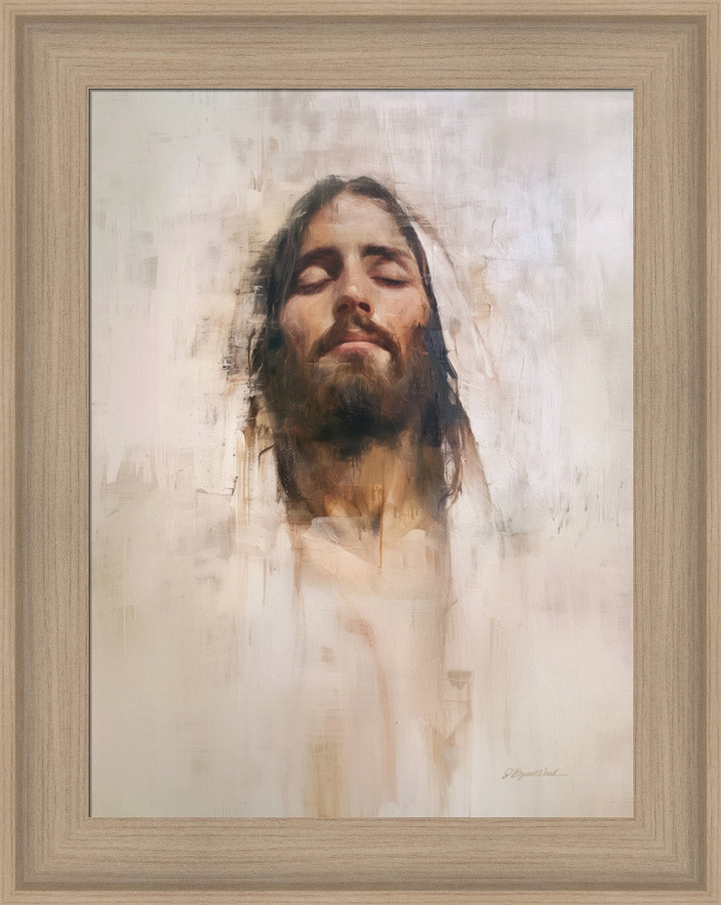 Hallowed Be Thy Name - framed giclee canvas