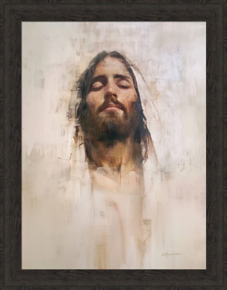 Hallowed Be Thy Name - framed giclee canvas