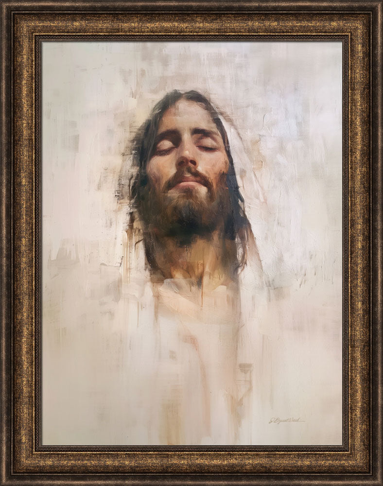 Hallowed Be Thy Name - framed giclee canvas