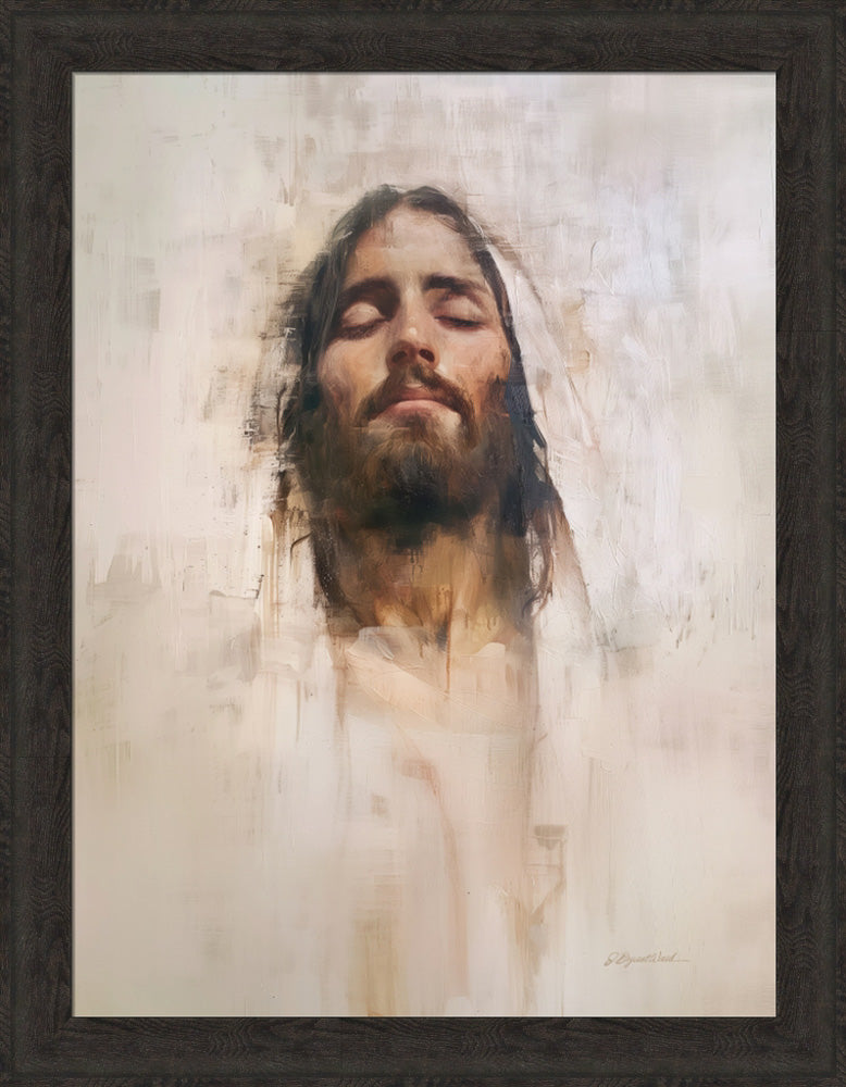 Hallowed Be Thy Name - framed giclee canvas