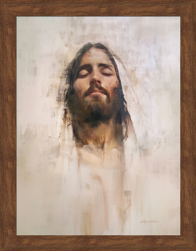 Hallowed Be Thy Name - framed giclee canvas