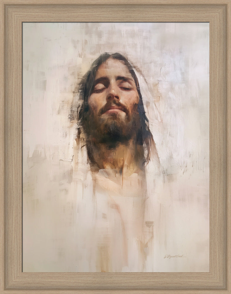 Hallowed Be Thy Name - framed giclee canvas