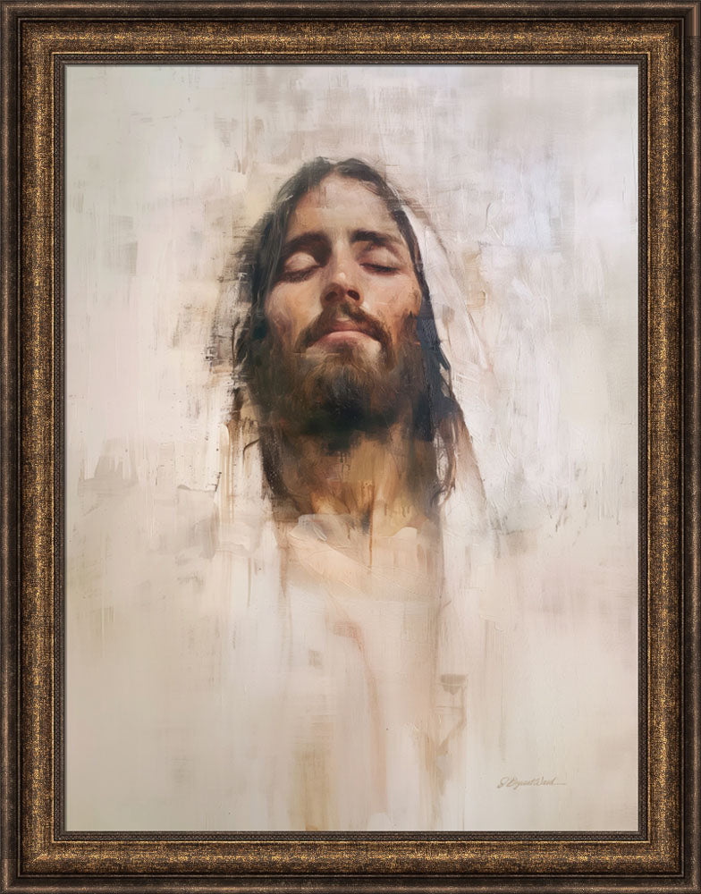 Hallowed Be Thy Name - framed giclee canvas