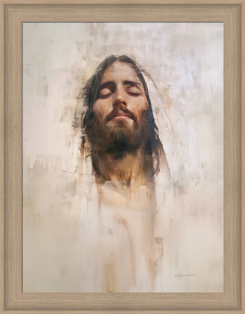 Hallowed Be Thy Name - framed giclee canvas