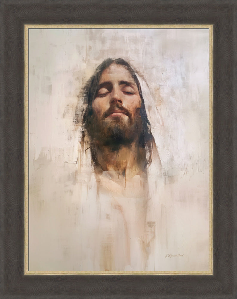 Hallowed Be Thy Name - framed giclee canvas