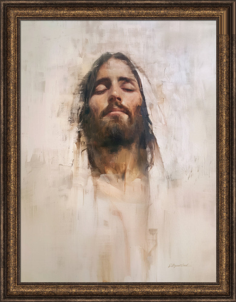 Hallowed Be Thy Name - framed giclee canvas