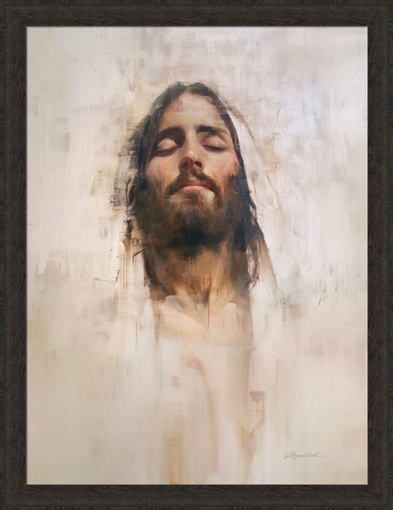 Hallowed Be Thy Name - framed giclee canvas