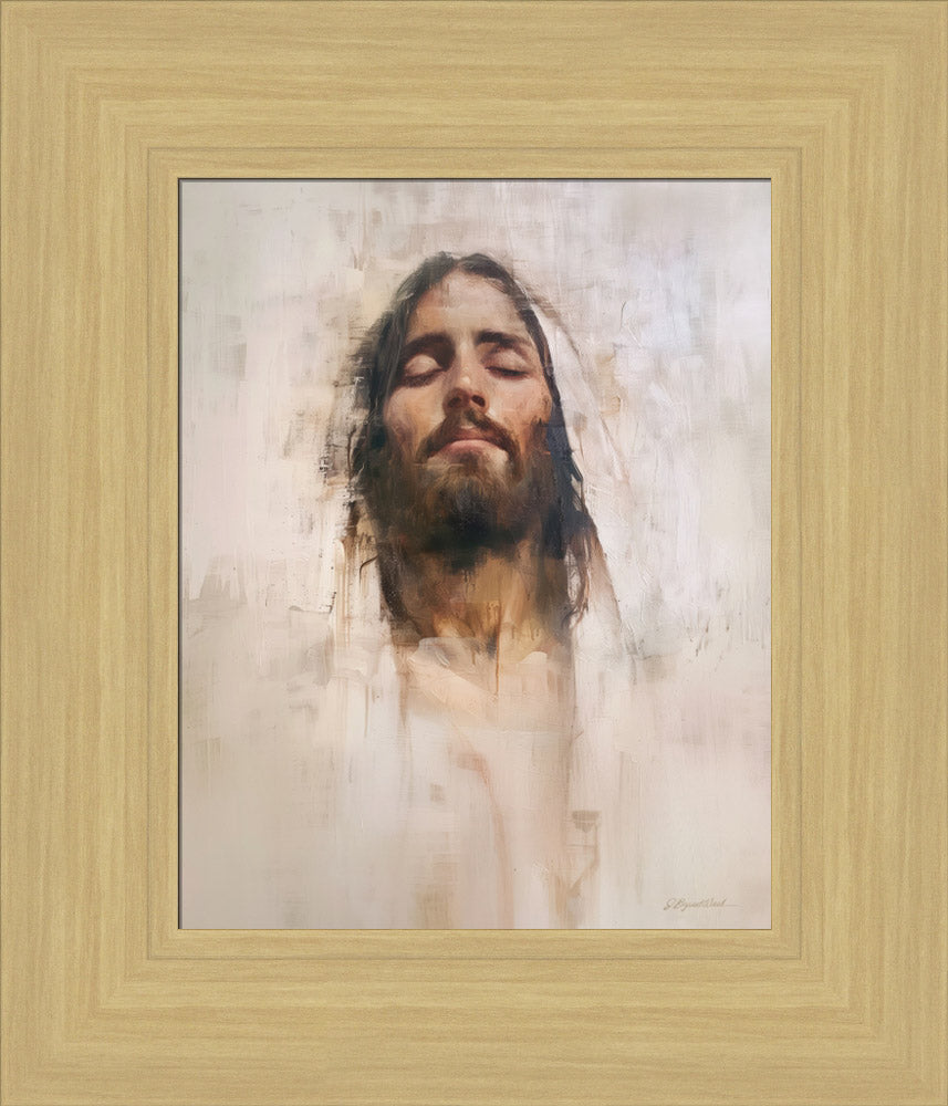 Hallowed Be Thy Name - framed giclee canvas