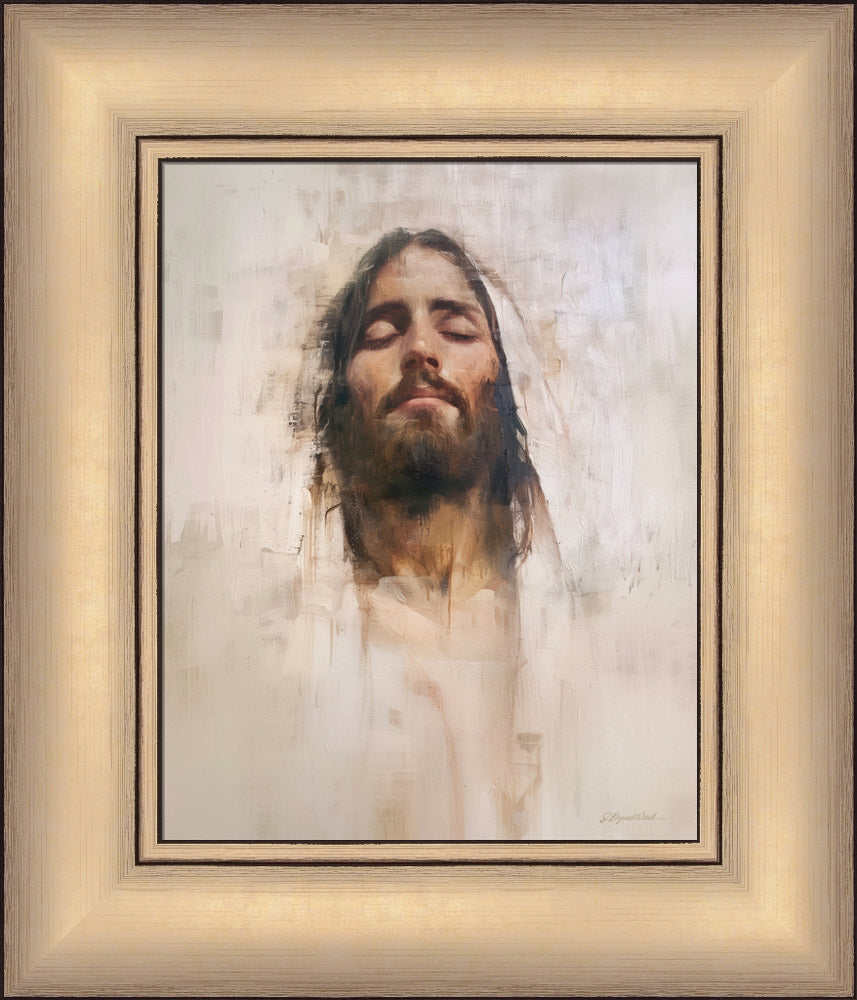 Hallowed Be Thy Name - framed giclee canvas