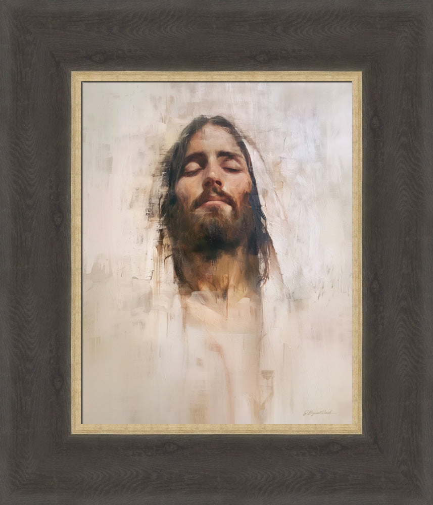 Hallowed Be Thy Name - framed giclee canvas