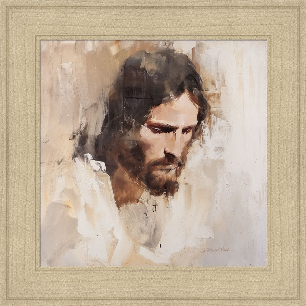 A Poor Wayfaring Man of Grief - framed giclee canvas