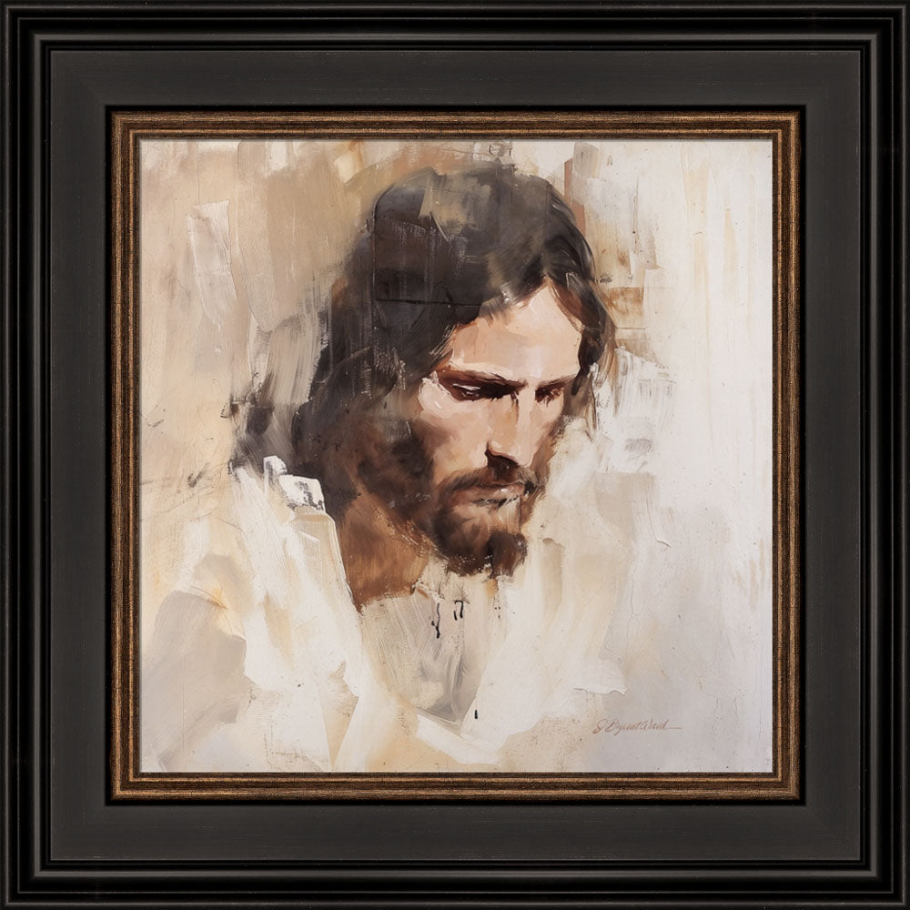 A Poor Wayfaring Man of Grief - framed giclee canvas