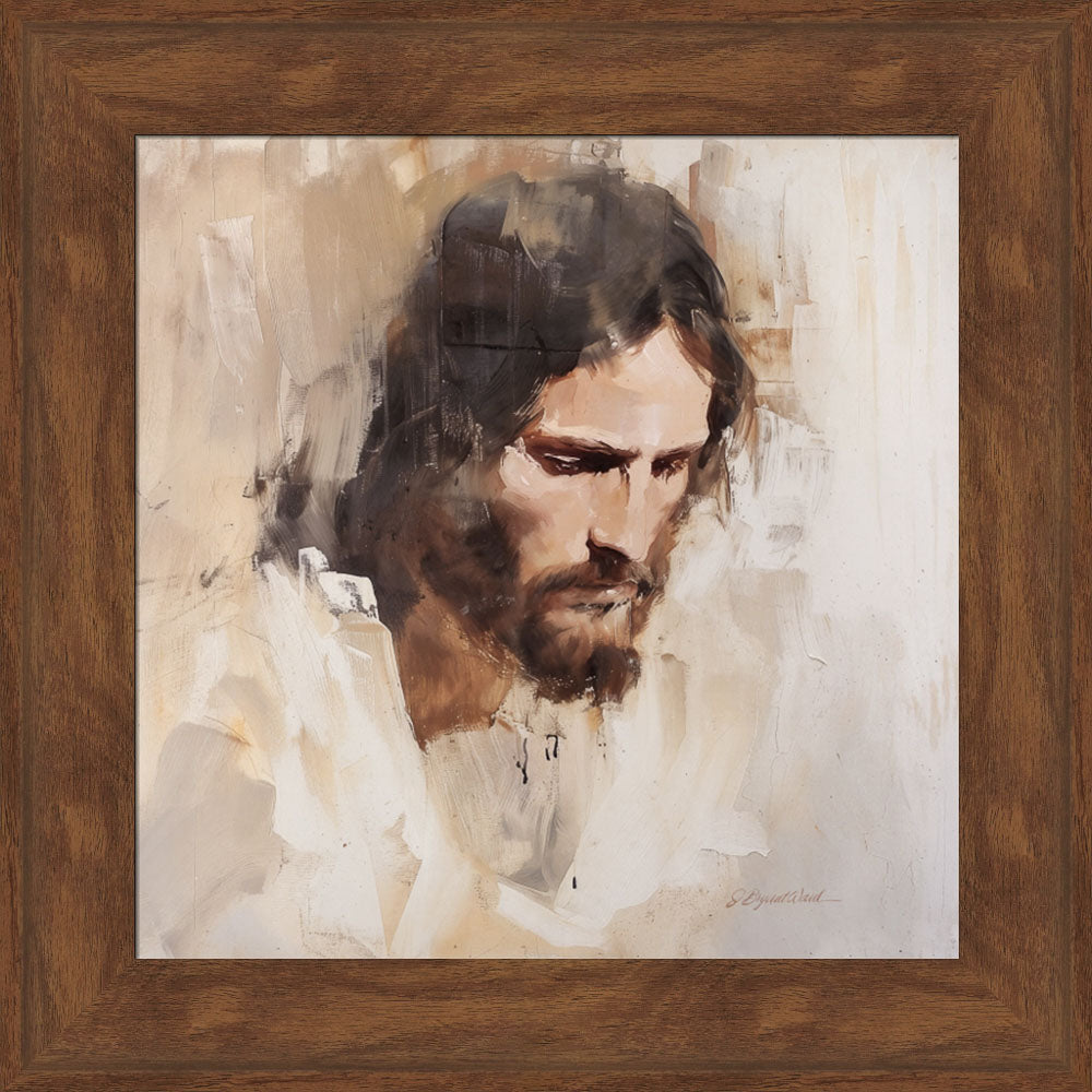 A Poor Wayfaring Man of Grief - framed giclee canvas