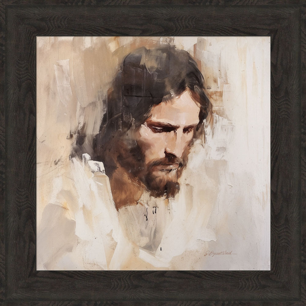 A Poor Wayfaring Man of Grief - framed giclee canvas