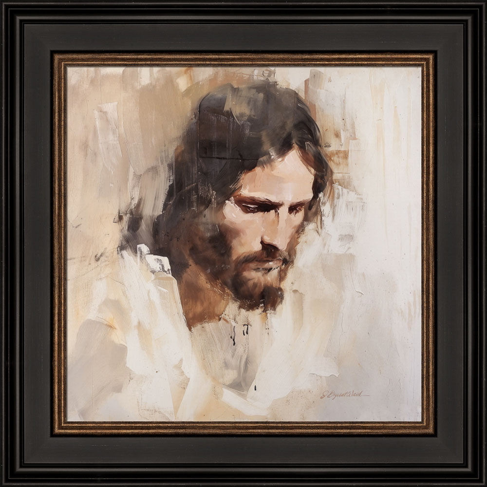 A Poor Wayfaring Man of Grief - framed giclee canvas