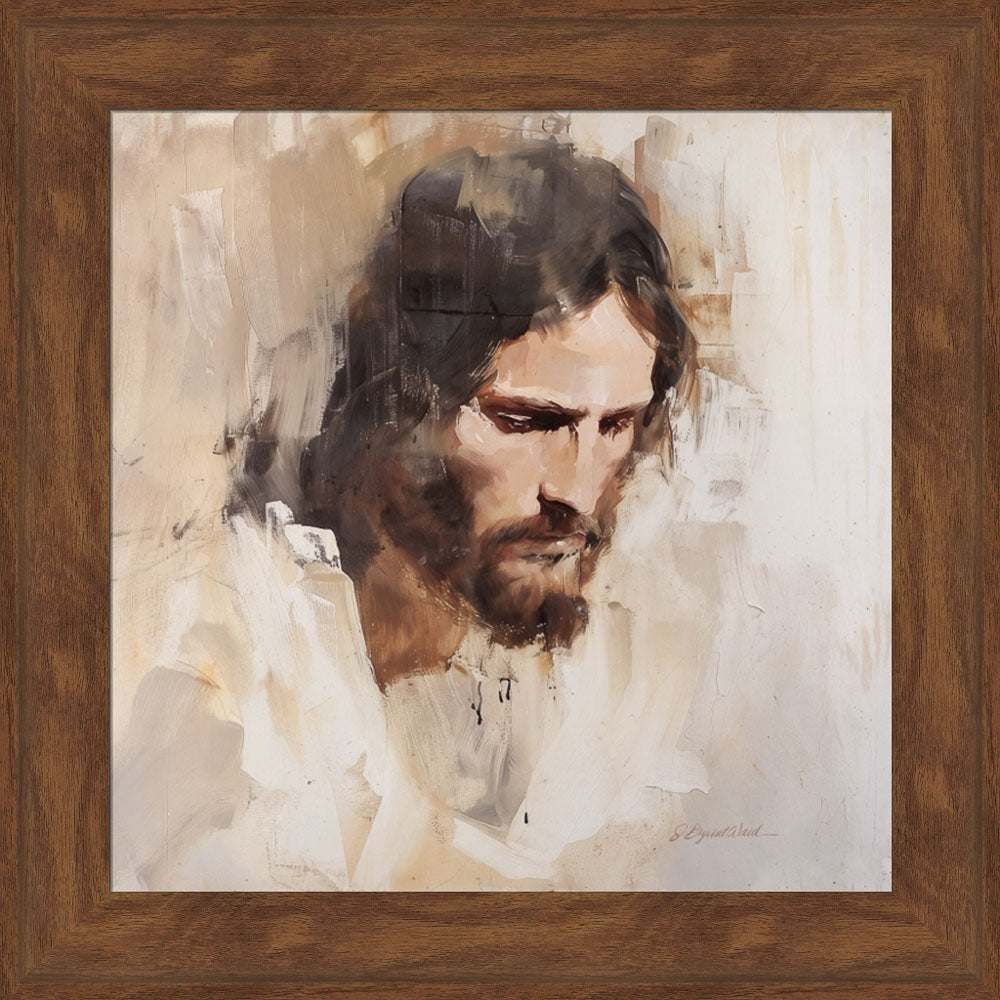 A Poor Wayfaring Man of Grief - framed giclee canvas