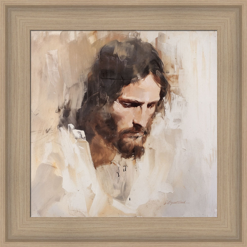 A Poor Wayfaring Man of Grief - framed giclee canvas