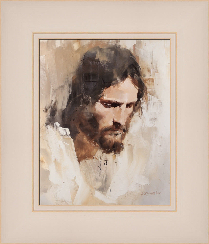 A Poor Wayfaring Man of Grief - framed giclee canvas