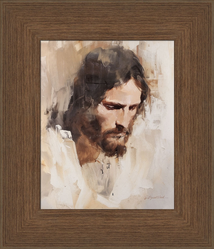 A Poor Wayfaring Man of Grief - framed giclee canvas