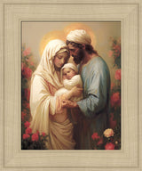 Holy Family in the Flower Garden