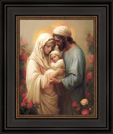 Holy Family in the Flower Garden