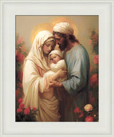 Holy Family in the Flower Garden
