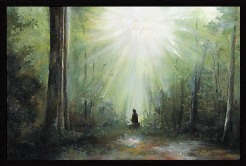 Sacred Grove - framed giclee canvas